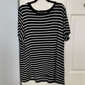 Forever 21+ Striped Short Sleeve Tee